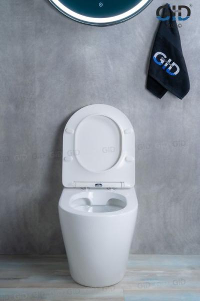 Унитаз Gid TRS-269 56 см приставной безободковый микролифт белый