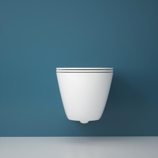 Унитаз ESBANO FORTEX-53T торнадо безободковый подвесной белый 530x360x360