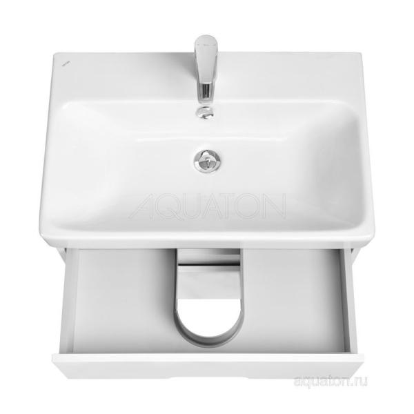 Тумба под раковину AQUATON Оливия 70 белый матовый 1A254301OL010