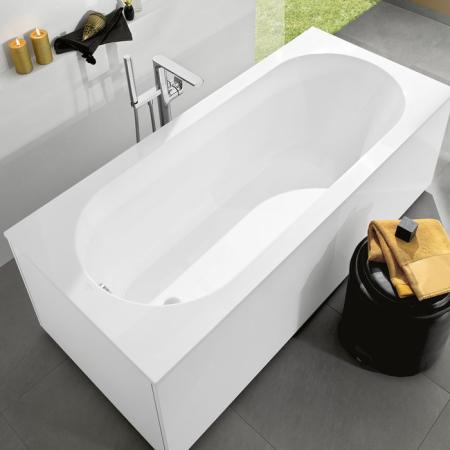 Villeroy&Boch Oberon Ванна встраиваемая 1700*750*450, к-т ножек, материал: Quaryl, цвет: альпийский белый