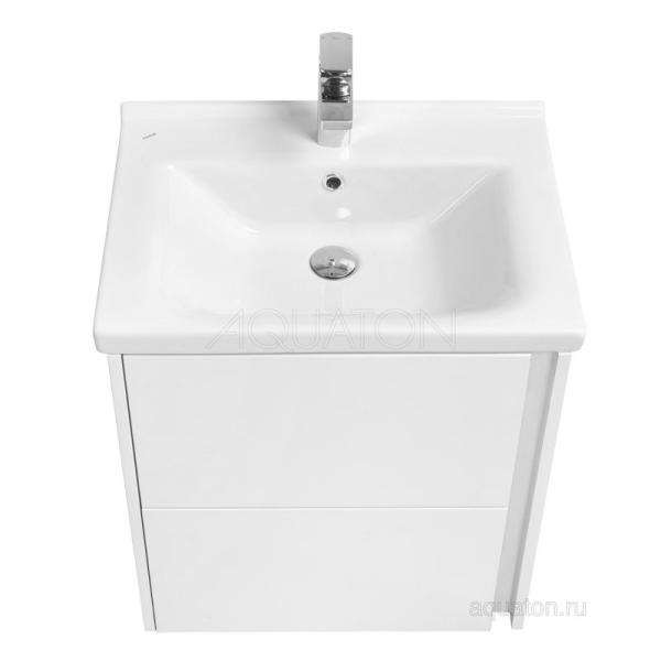 Тумба под раковину AQUATON Стоун 1A231401SX010 60 с ящиком,белый