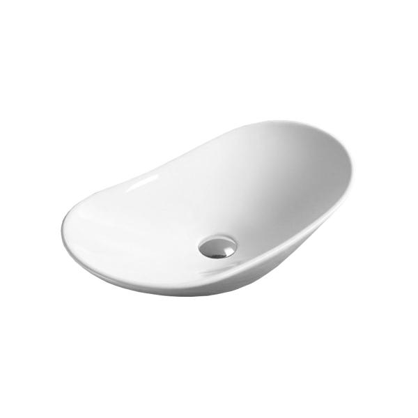 Раковина Vincea VBS-508, 615*360*155, накладная, цвет белый фарфор