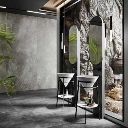 Металлическая структура Kerama Marazzi CONO КОНО CO.44\BLK.M напольная 44, черная матовая