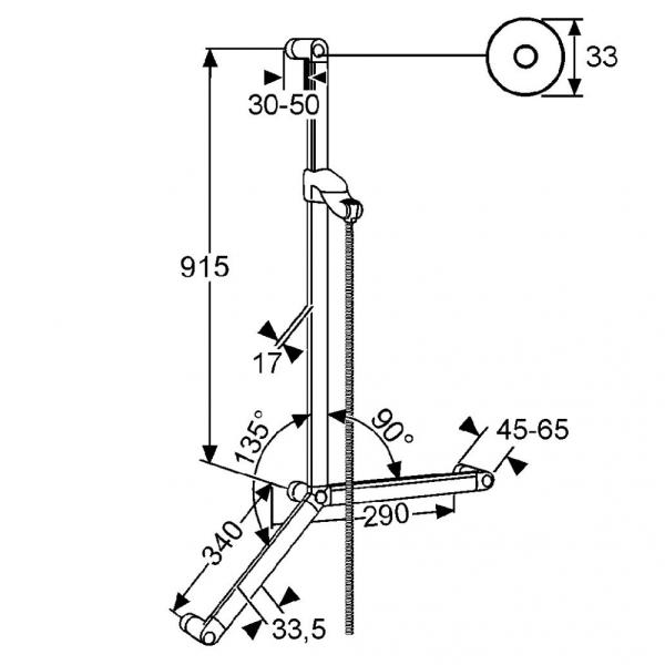 Душевая штанга Kludi SIRENA-Care 6150205-00