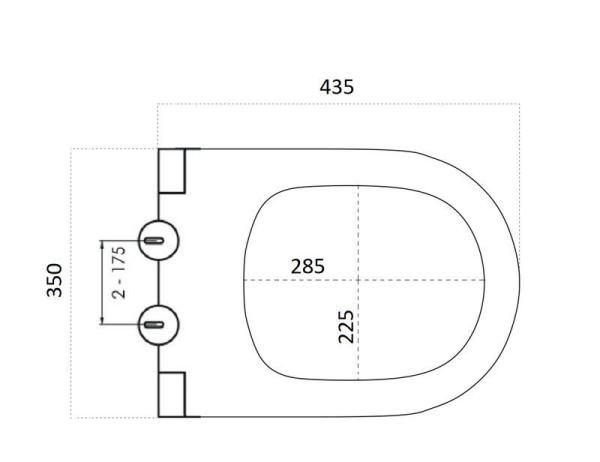 Крышка для унитаза Boheme Avva 976-B soft-close Черный матовый