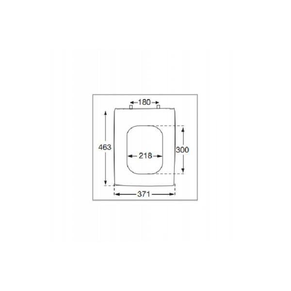 Сиденье Villeroy&Boch FINION 9M88S1R1 для унитаза