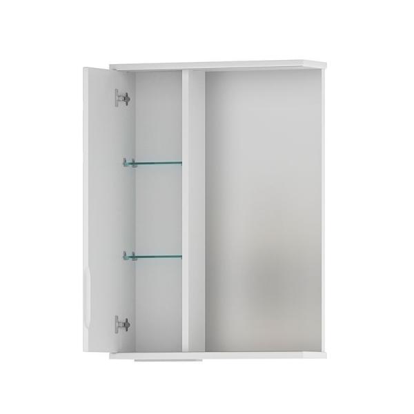 Зеркало-шкаф Volna Adel 50 левый белый глянец