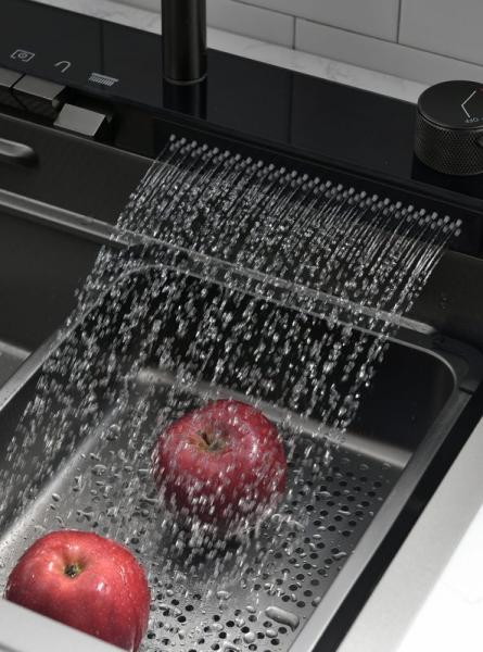 Мойка кухонная Esbano GEYSERUS-5 680х450х220 оружейная сталь PVD покрытие