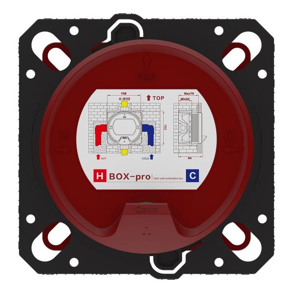 Встраиваемый смеситель Vincea для душа VSCV-321TCH двухфункциональный, термостатический, хром