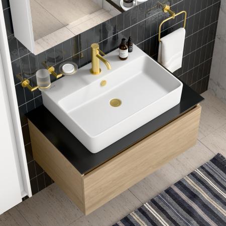 Смеситель VitrA Minimax Round  A4353025EXP однорычажный брашированное золото латунь