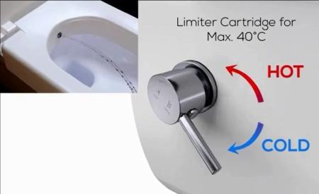 Унитаз beWash Bogen 88343673 подвесной безободковый смеситель с бидеткой бежевый сиденье микролифт