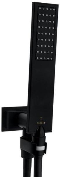 Душевая лейка Bossini Flat One B00270.073 черный матовый