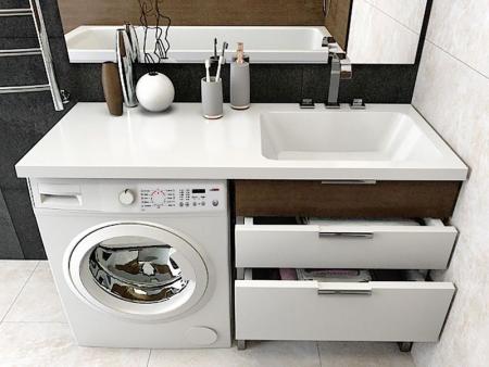 Раковина над стиральной машиной Madera Kamilla 120, правая