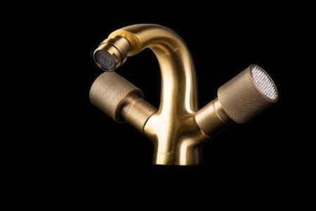 Смеситель для биде Boheme ROYAL CRYSTAL 316-Royal/CRST бронза