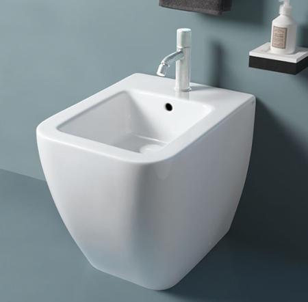 Cielo Shui Comfort биде 375х540х440 мм, напольное 1 отверстие для смесителя, цвет Gloss White