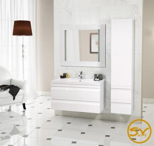 Тумба SANVIT ТЕМА 80 подвесная Белый без раковины