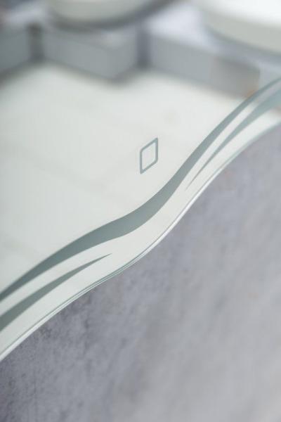 Зеркало Belbagno SPC-OND-600-800-LED-TCH с свет/сенсор выкл. 600x30x800