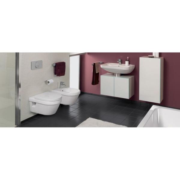 Унитаз Villeroy&Boch Architectura CeramicPlus безободковый подвесной с сиденьем  5684HRR1