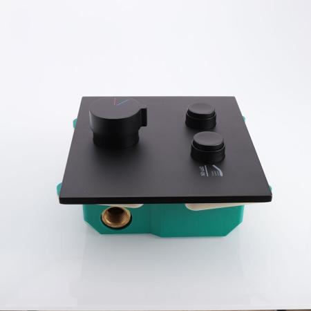 Встраиваемый смеситель Vincea для душа VSCV-421MB двухфункциональный, черный