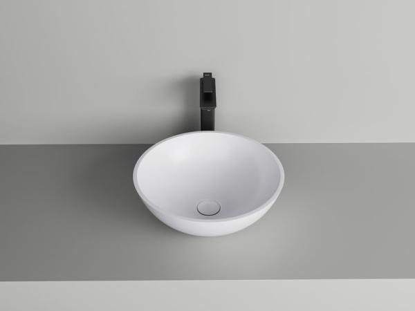 Раковина NT BAGNO NT410 Coppa 400x400 искусственный камень белый матовый