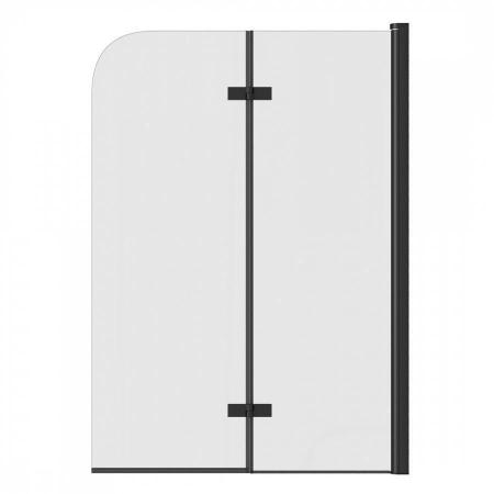 Шторка на ванну 100х140 см Maretti Valentina VA41R100140097-560, профиль черный