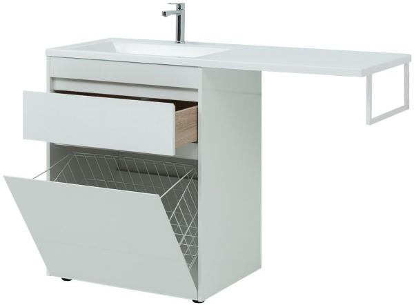 Тумба под раковину Aquanet Токио 68 белый (напольная, 1 ящик)