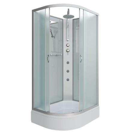 Душевая кабина Niagara NG-33194-14RBKTG 1100х900х2100-2400 средний поддон  26см стекло матовое