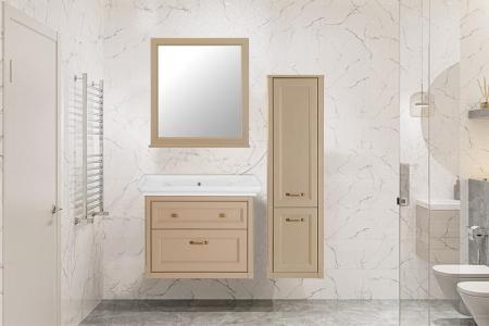 Тумба Толедо 85 ASB Woodline Капучино подвесная без раковины