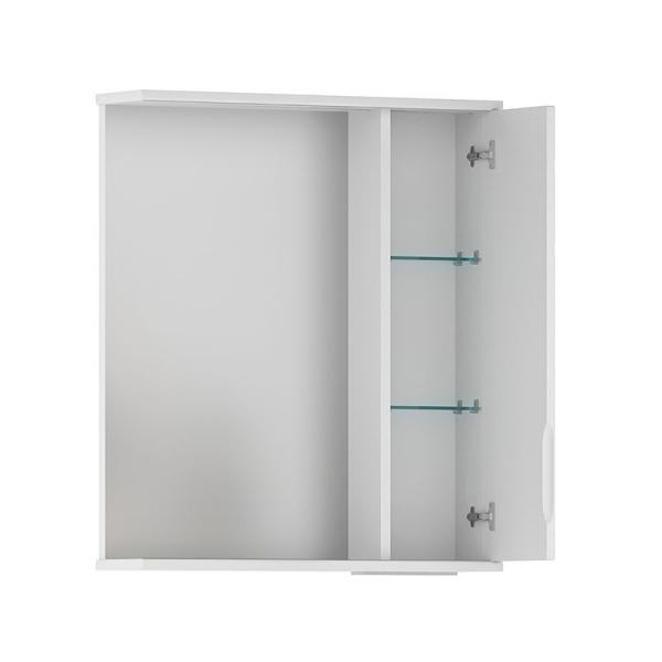 Зеркало-шкаф Volna Adel 60 правый белый глянец