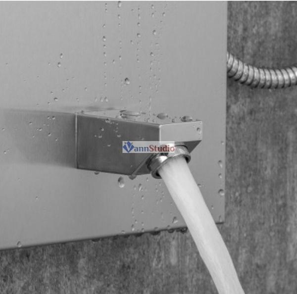 Душевая панель Frap F24005-5 сатин для ванны