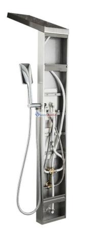 Душевая панель Frap F24005-5 сатин для ванны