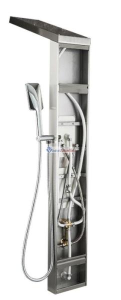 Душевая панель Frap F24005-5 сатин для ванны