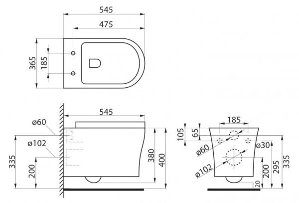 Сиденье для унитаза BELBAGNO DELUCA BB2011SC быстросъемное, дюропласт, soft close, металическое крепление