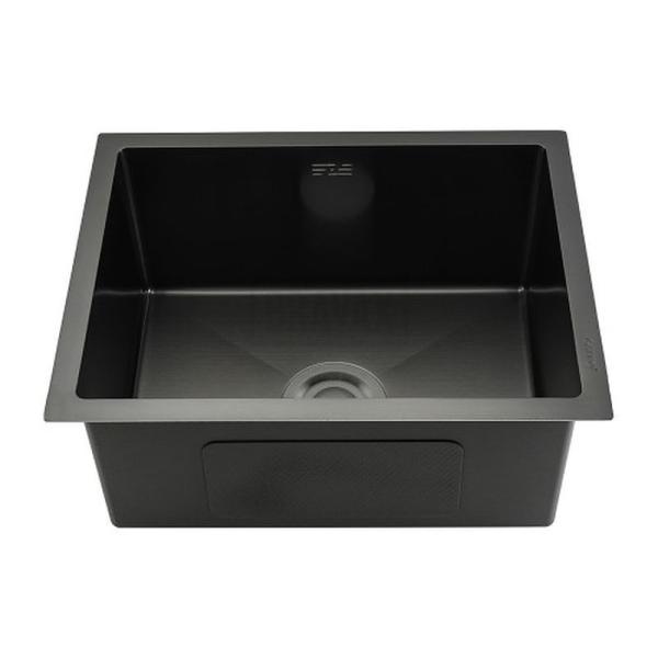Кухонная мойка Gappo GS5040-6 500x400x215mm 0.8мм с коландером Черный