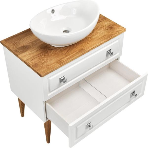 Тумба под раковину ASB-Woodline Каталина 80 "White"