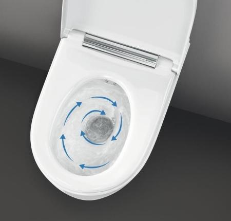 Унитаз-биде Geberit AquaClean Sela 146.224.21.1 (глянцевый хром) подвесной