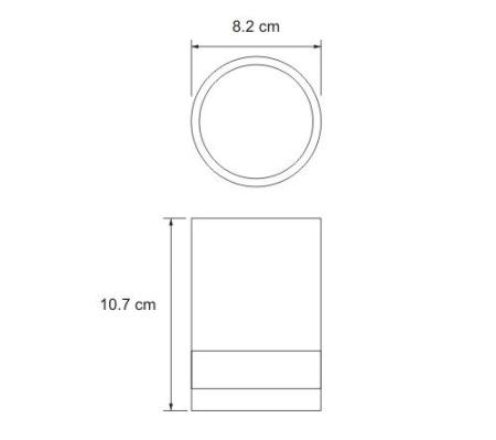 Стакан для зубных щеток WasserKraft Inn K-4328 хром