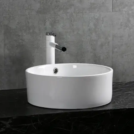 Раковина накладная CeruttiSPA, CR7022 (420х420х170) белая, круглая