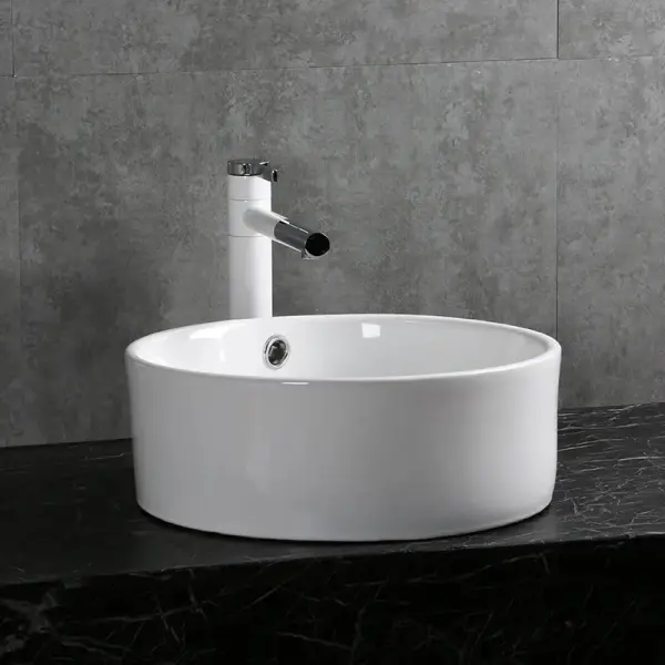 Раковина накладная CeruttiSPA, CR7022 (420х420х170) белая, круглая