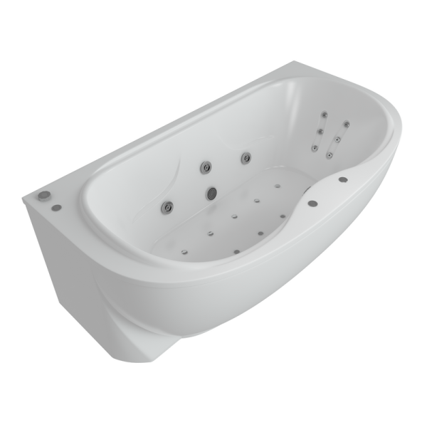 Ванна АКВАТЕК Мелисса 180x95 НМ (пневматика)