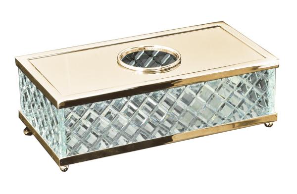 Салфетница Boheme ЗОЛОТО Crystal Luxury Options 10232