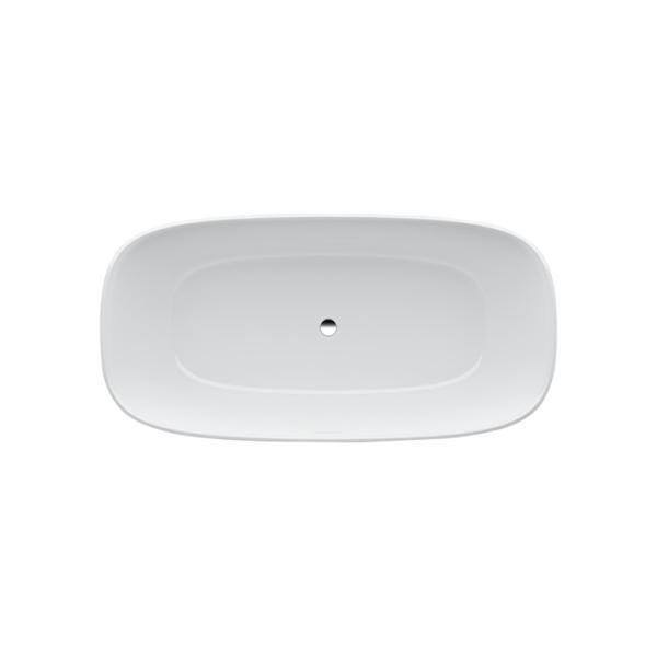 Laufen INO Ванна 1700х750х520мм, свободностоящая, с слив-переливом,  материал: Sentec solid surface, цвет: белый (СПЕЦЕНА с нашего склада!)