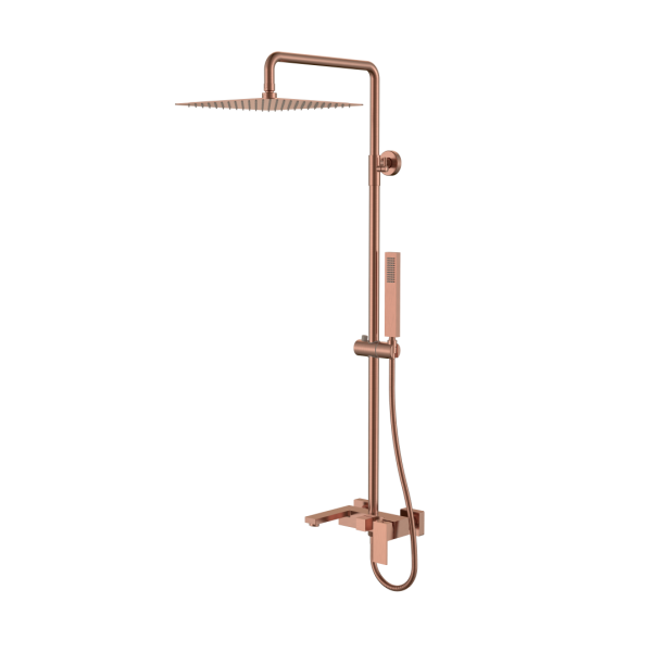 Стойка для душа Boheme QUBIC Copper Brushed 478-CB