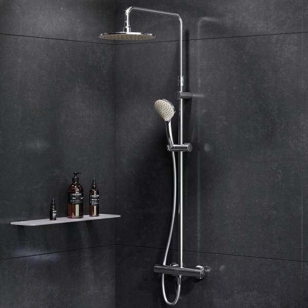 Душевая система AM.PM Gem F0790410 термостат хром