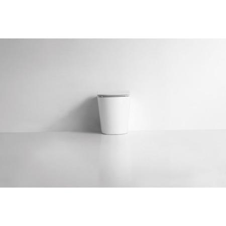 Унитаз CeramaLux NS-3178 56 см приставной безободковый микролифт