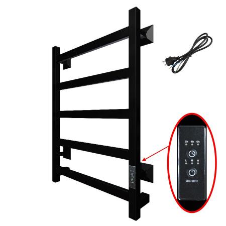 Полотенцесушитель Тругор Пэк сп 20 кв 60х40 черный ВГП электрический