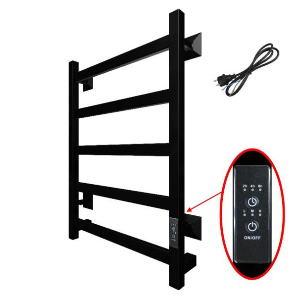 Полотенцесушитель Тругор Пэк сп 20 кв 60х40 черный ВГП электрический