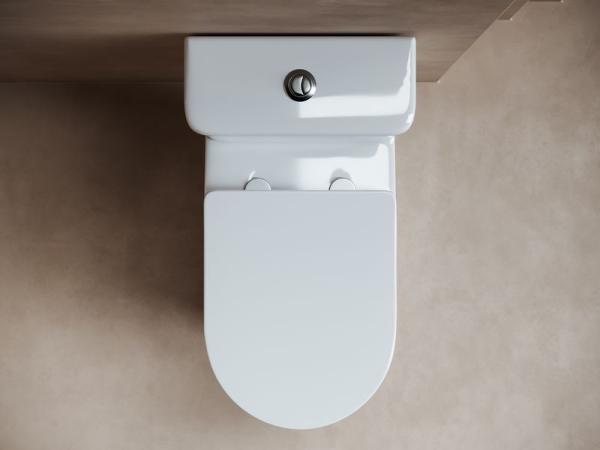 Унитаз Ceramicanova Fortuna CN9001 безободковый напольный микролифт