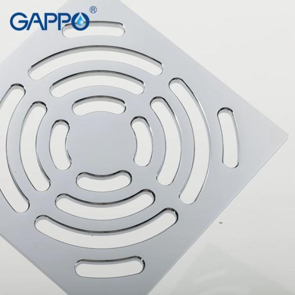 Душевой трап Gappo G81052 хром 100x100мм