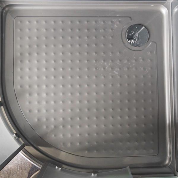 Душевая кабина Esbano 80x80 полукруг матовое стекло ESKG80CR